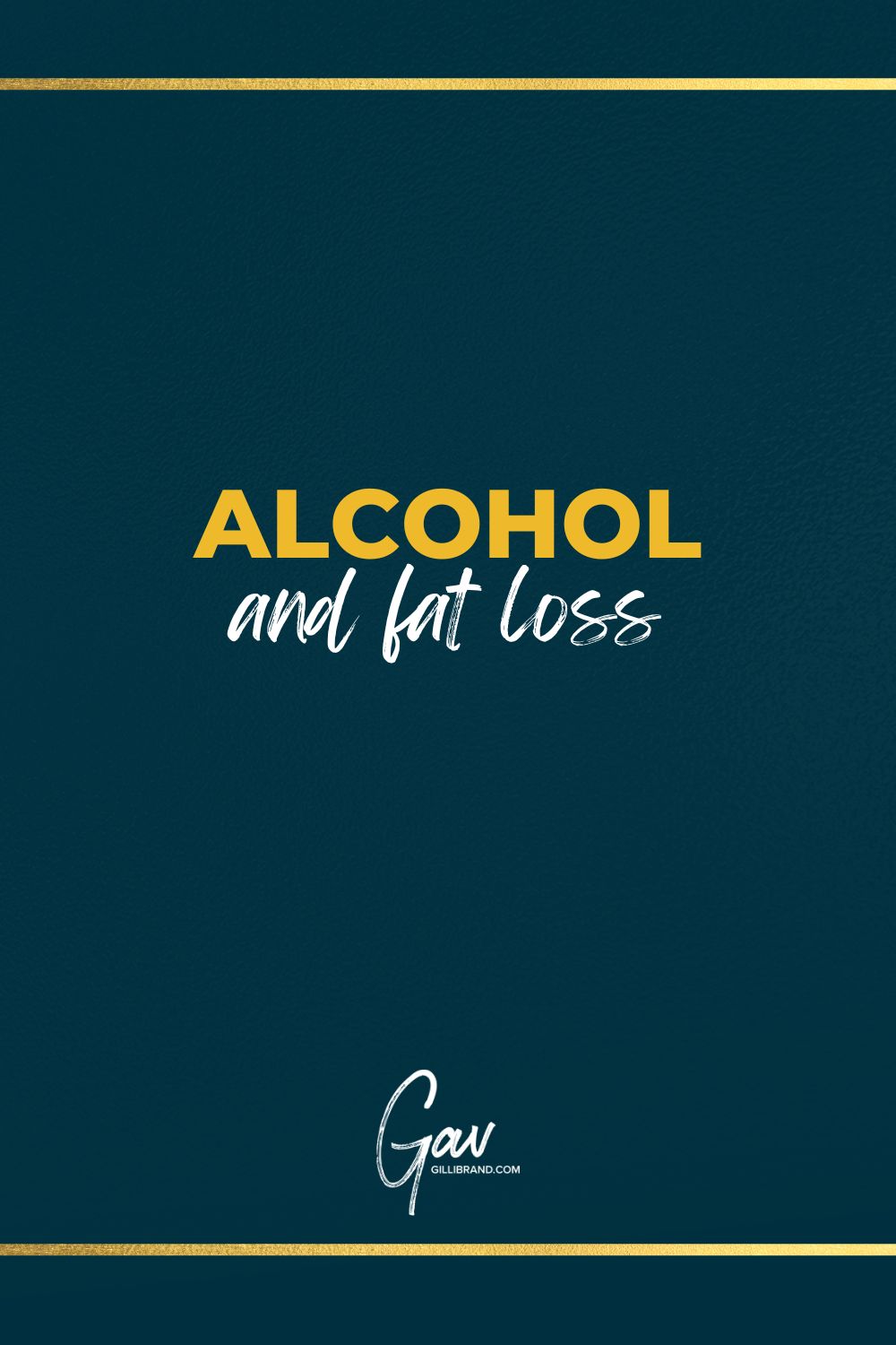 Featured image for “Alcohol & Fat Loss – Can it Work?”