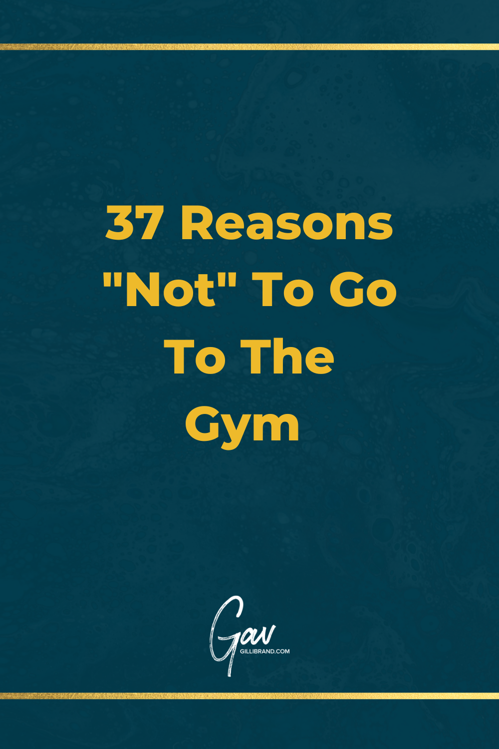 Featured image for “37 Reasons “Not” To Go To The Gym”