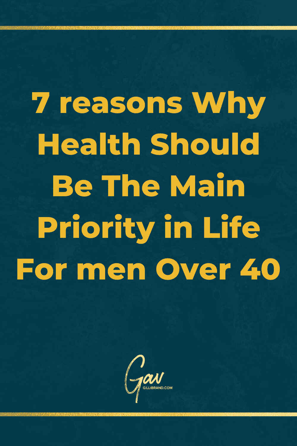 Featured image for “7 reasons Why Health Should Be The Main Priority in Life For men Over 40”
