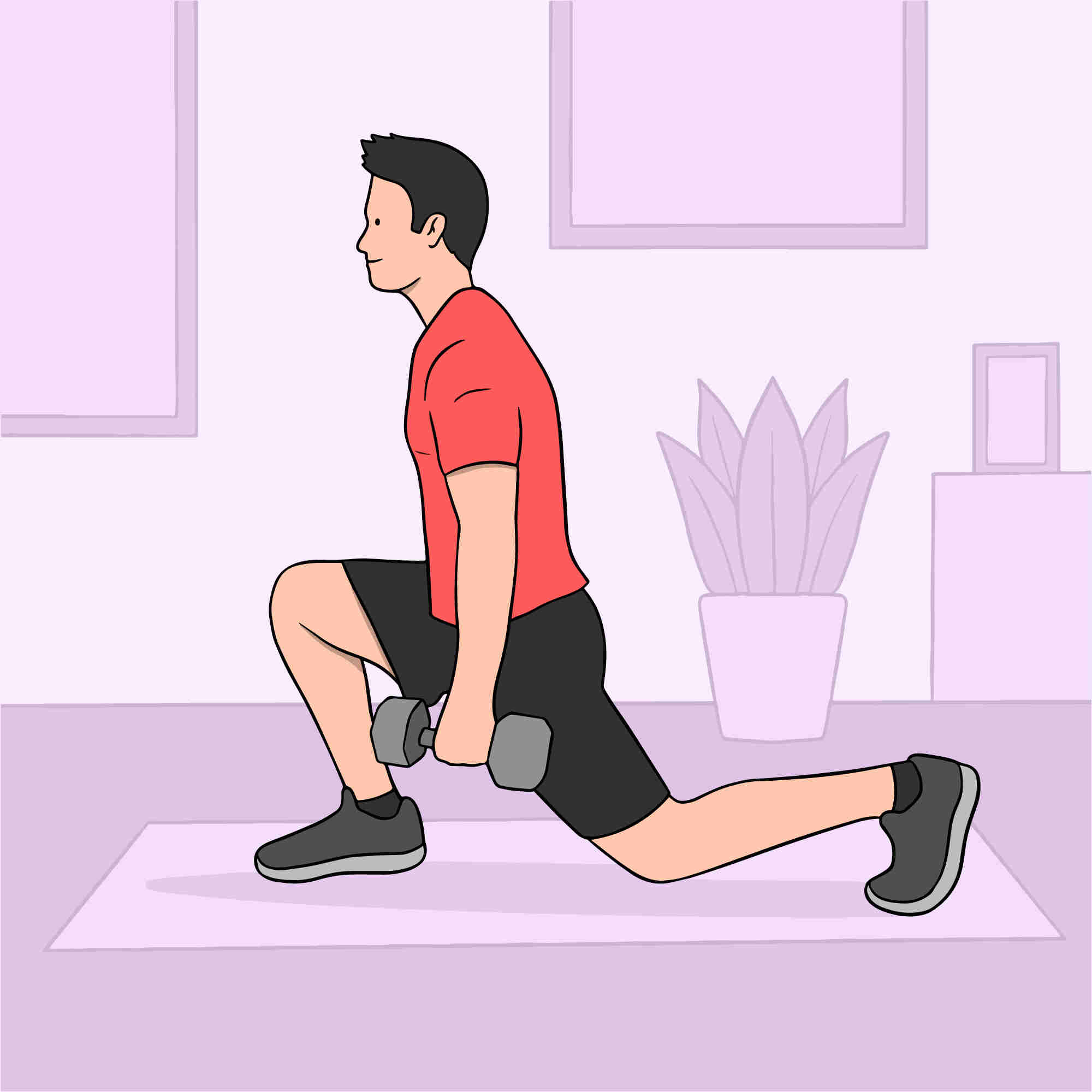 Lunges exercise is important to include in your lean muscle workout program