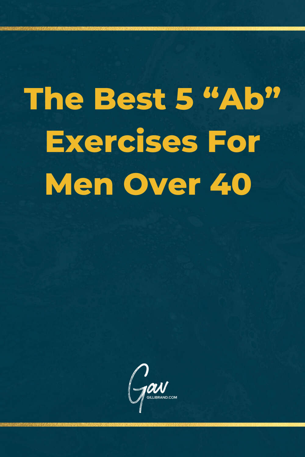 blog cover for ab exercises for men article